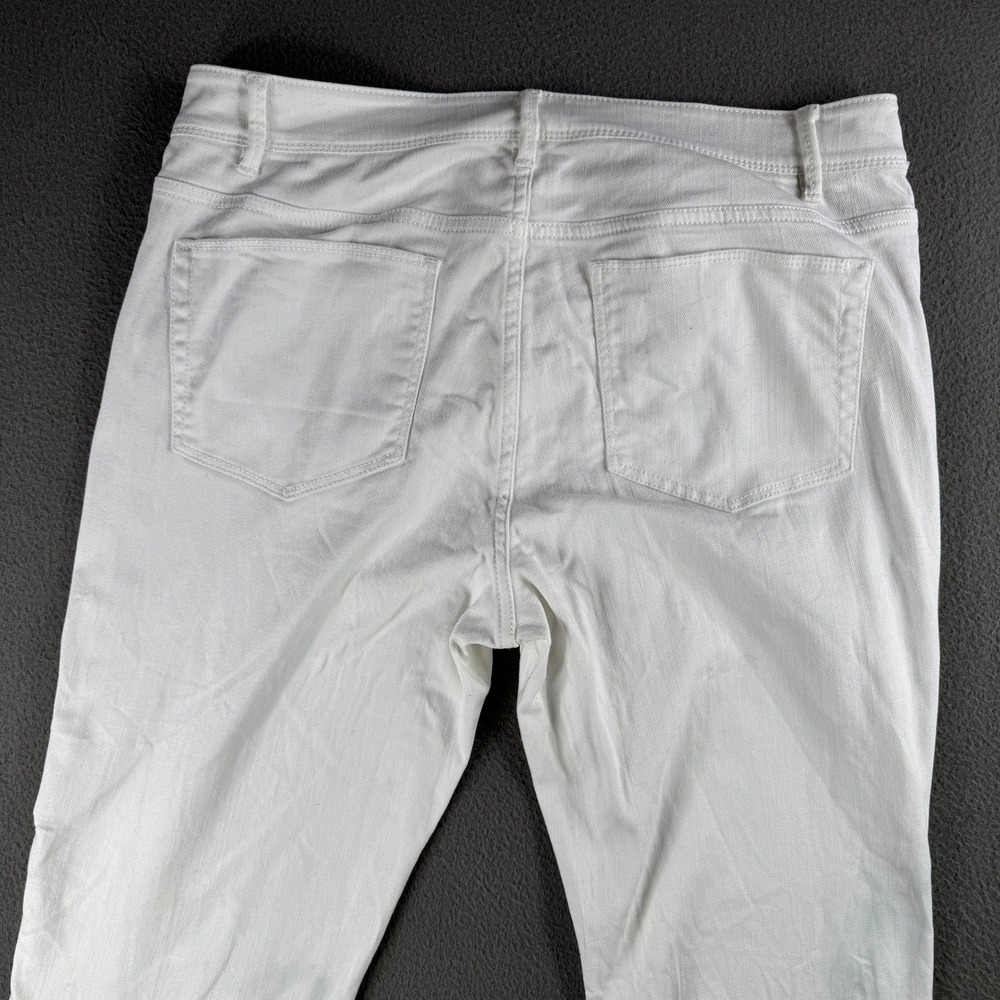 J Jill Jeans Women 8 Authentic Fit Slim Ankle White Street Casual Work Travel - Picture 7 of 12